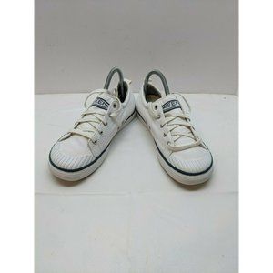 Keen Elsa Vegan Casual Sneaker Womens US Size 9 White Blue Canvas Shoes